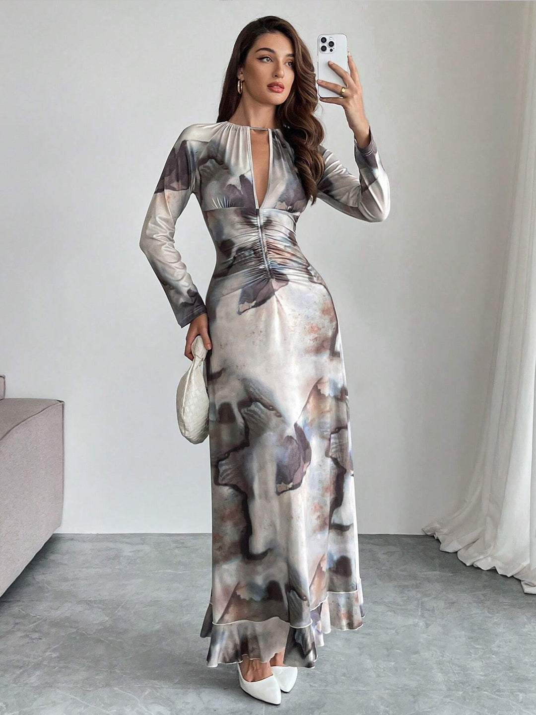 TANDUL  Women Fit and Flare Grey Dress