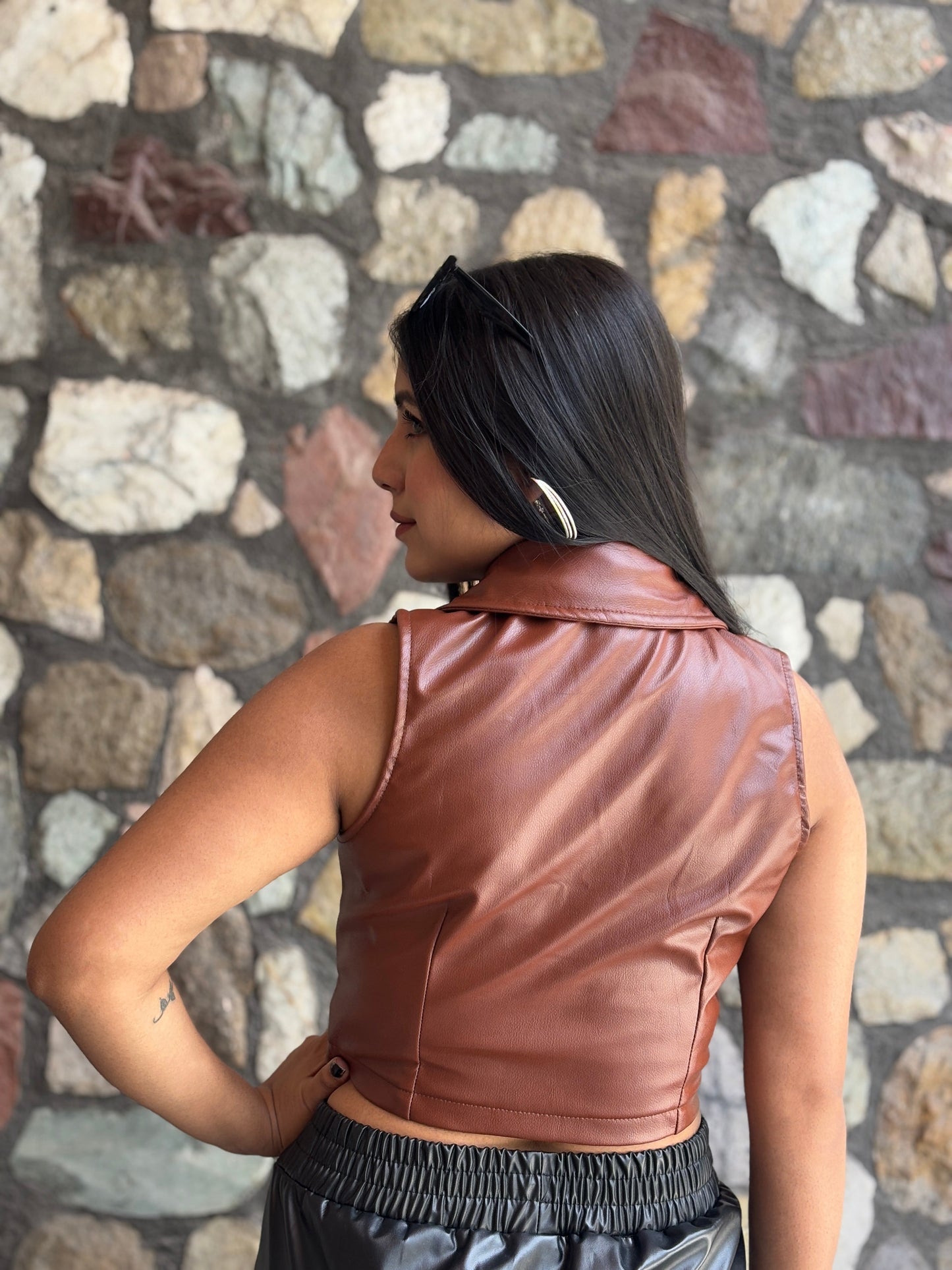 TANDUL Solid Brown Women Waistcoat