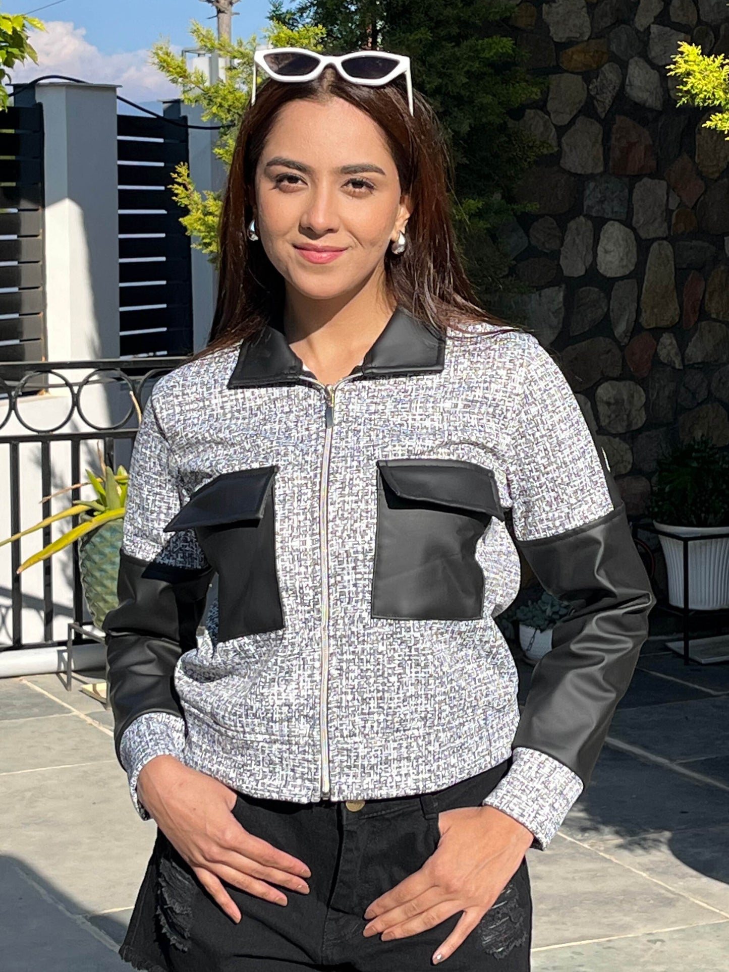 TANDUL Women Striking Fleece Jacket