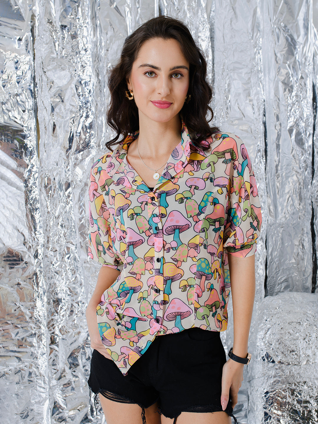 TANDUL  Women Regular Fit Printed Casual Shirt