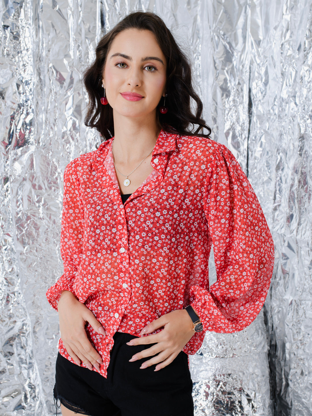 TANDUL  Women Regular Fit Printed Casual Shirt