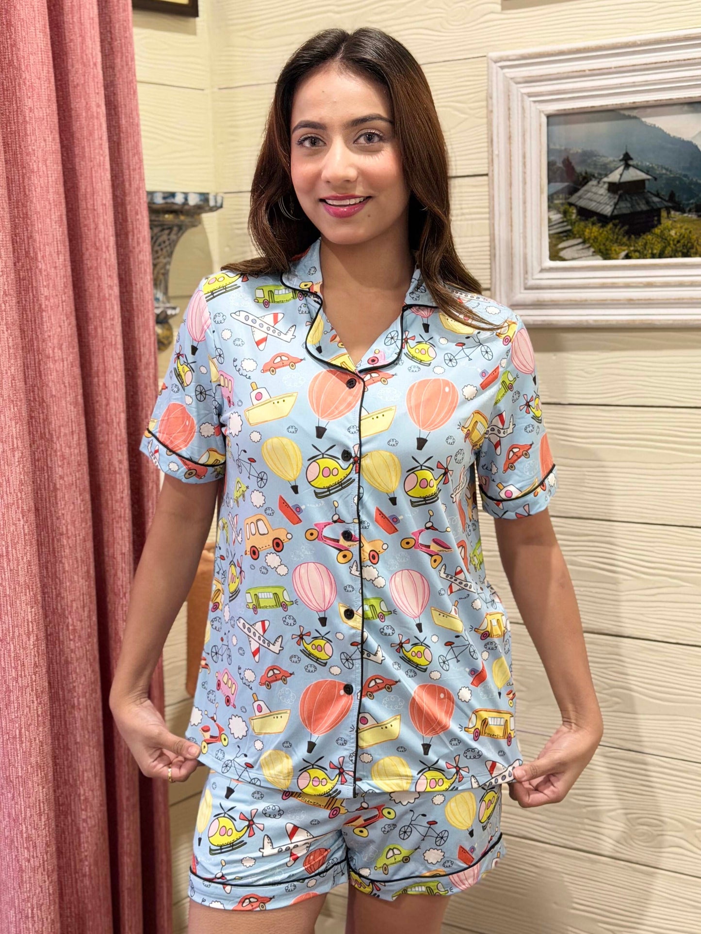 TANDUL Women Pretty Printed Nightsuit