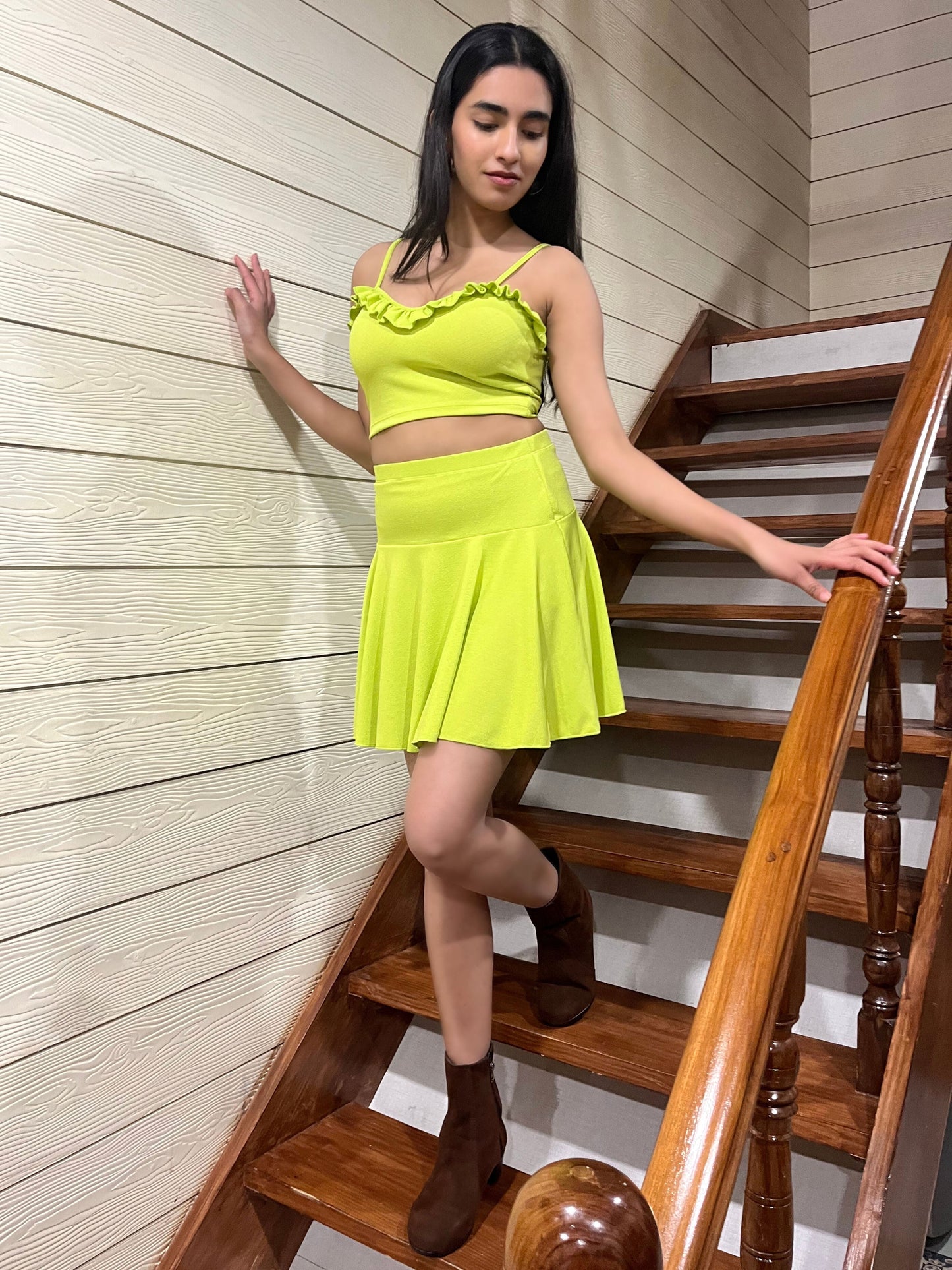 TANDUL Women Stunning Green Co ord Set