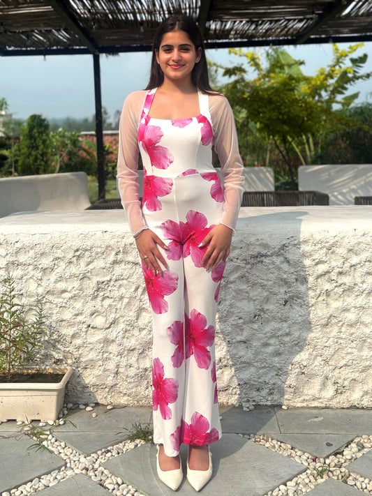 TANDUL Women Pink Floral Jumpsuit