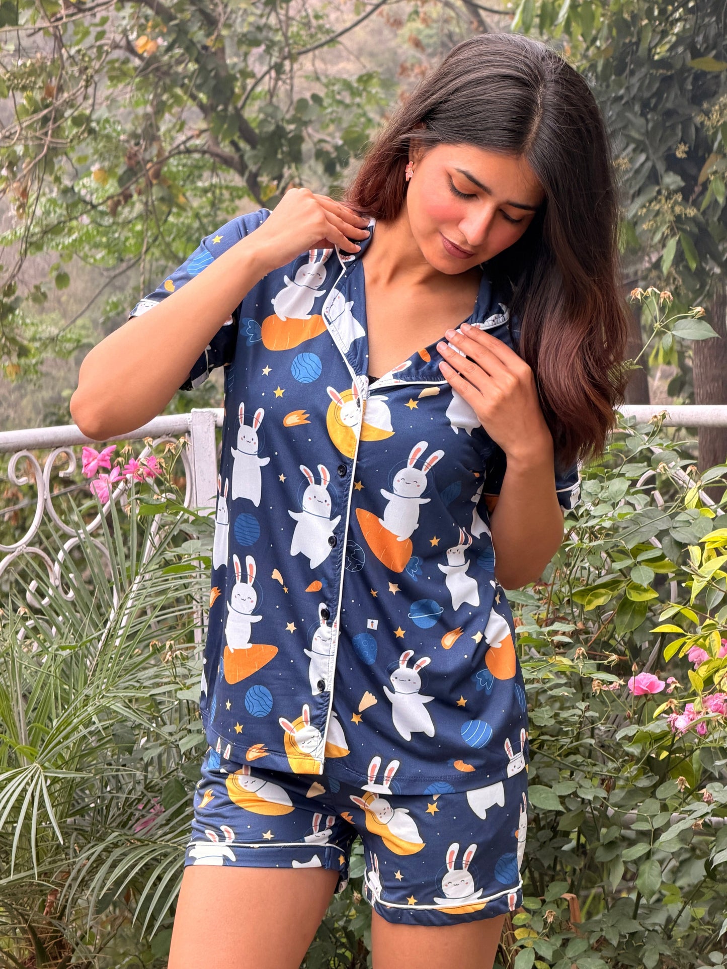 TANDUL Women perfect Printed Nightsuit