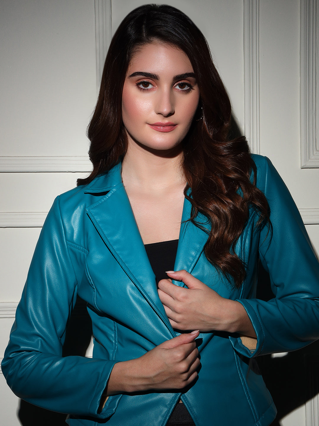 TANDUL  Polyester Solid Coat For Women