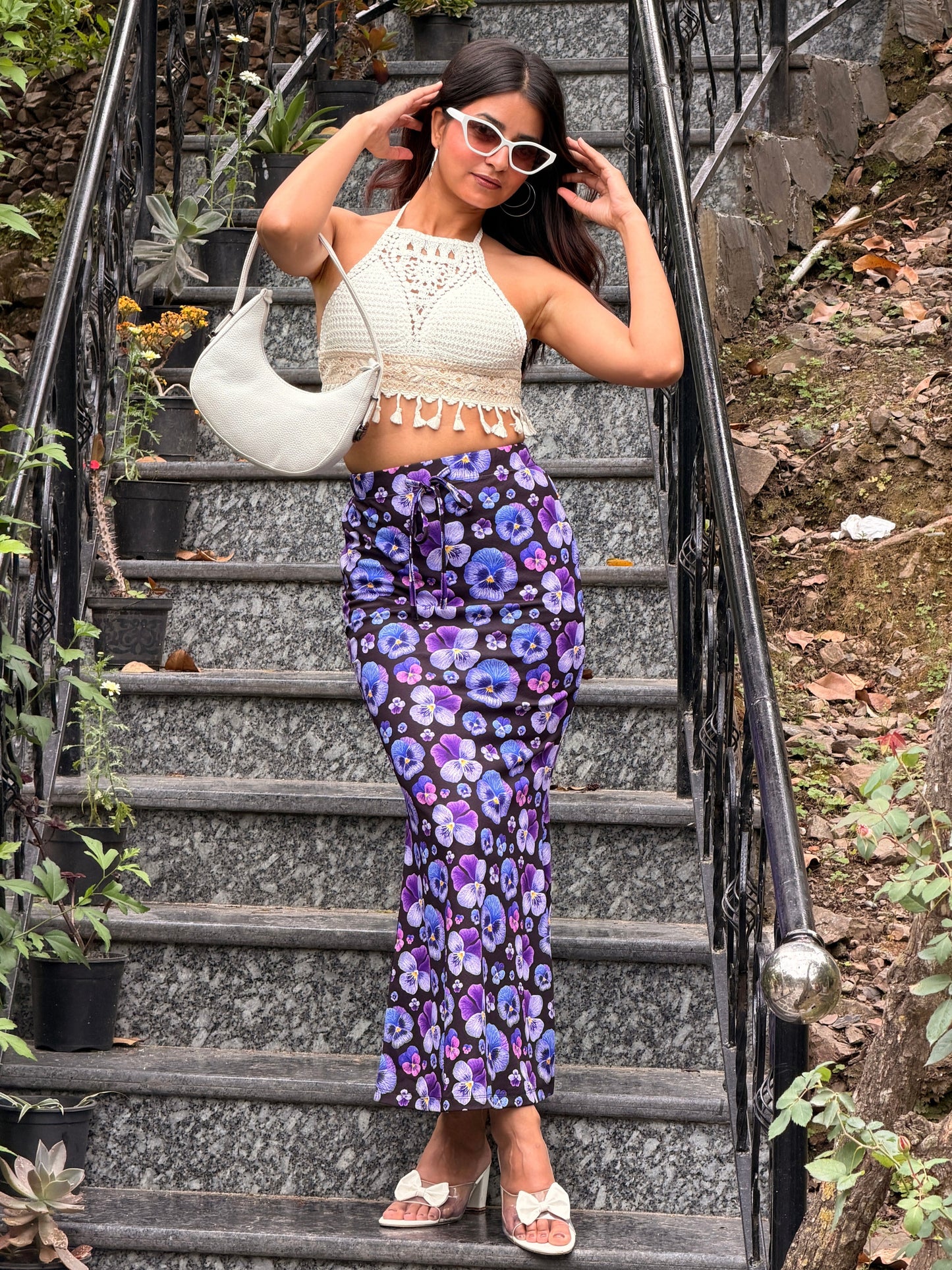 TANDUL Women Floral Printed Multicolor Maxi Skirt