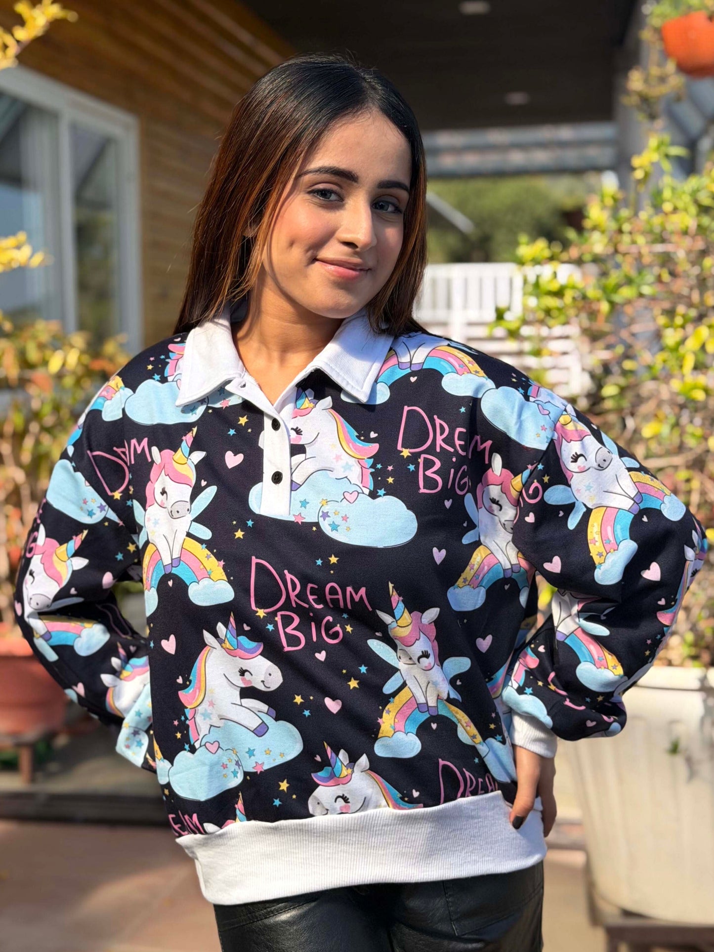 TANDUL Women Pretty Printed Sweatshirt