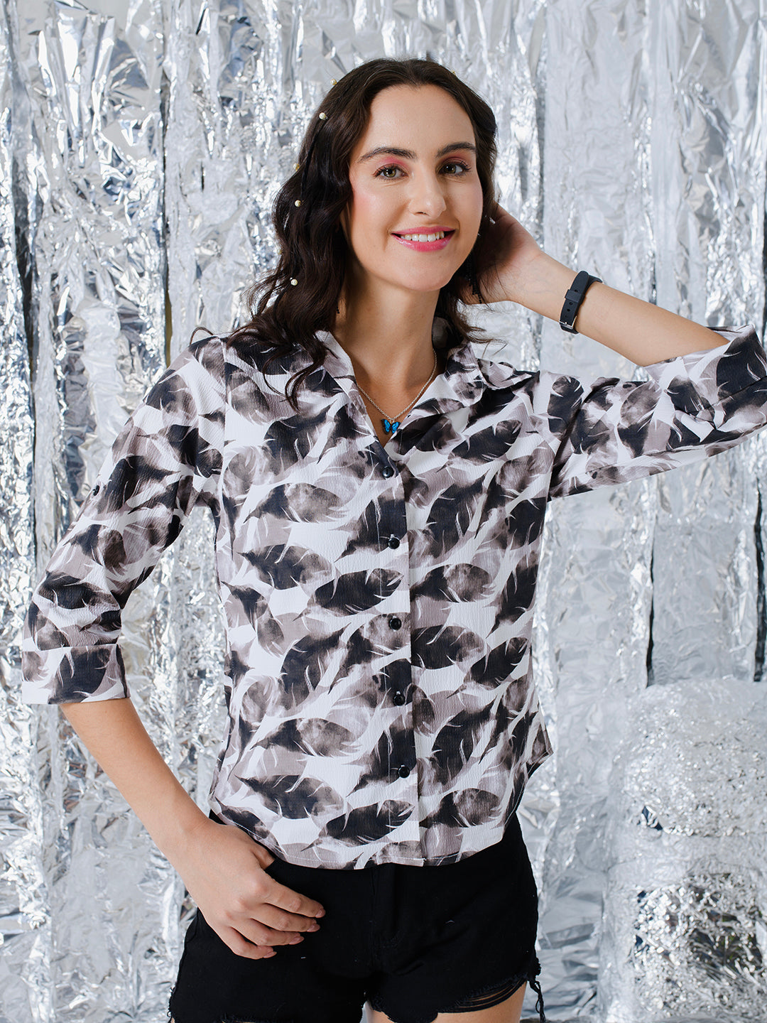 TANDUL  Women Regular Fit Printed Casual Shirt