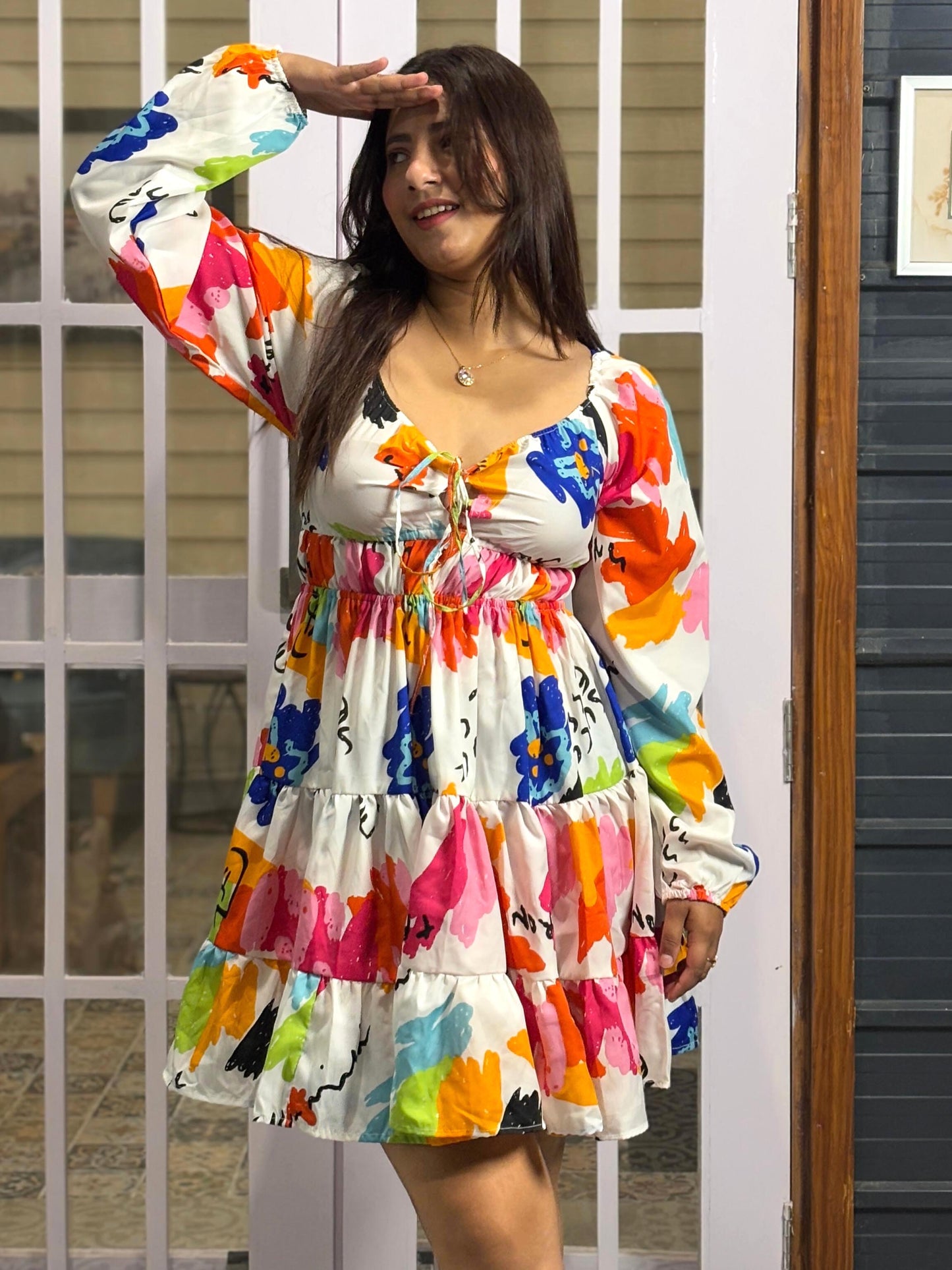 TANDUL Women Multicolor Flaired Dress