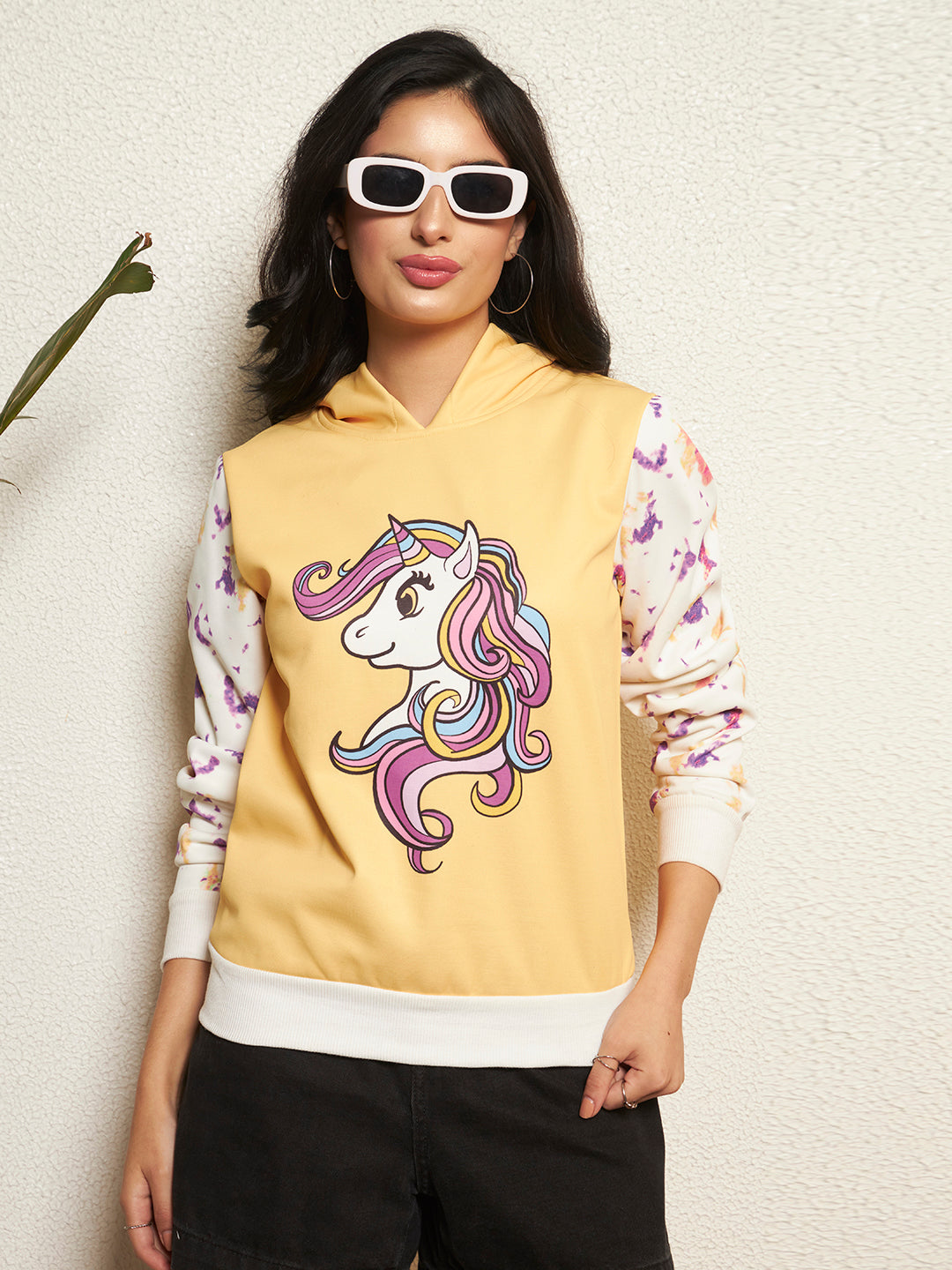 TANDUL Women Unicorn Printed Sweatshirt