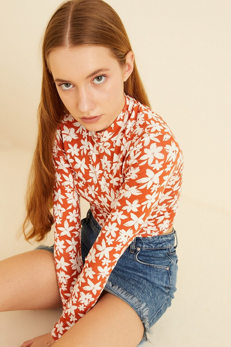 TANDUL Casual Regular Sleeves Printed Women Multicolor Top