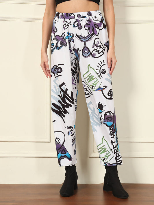 TANDUL Women Straight Fit Printed Trouser
