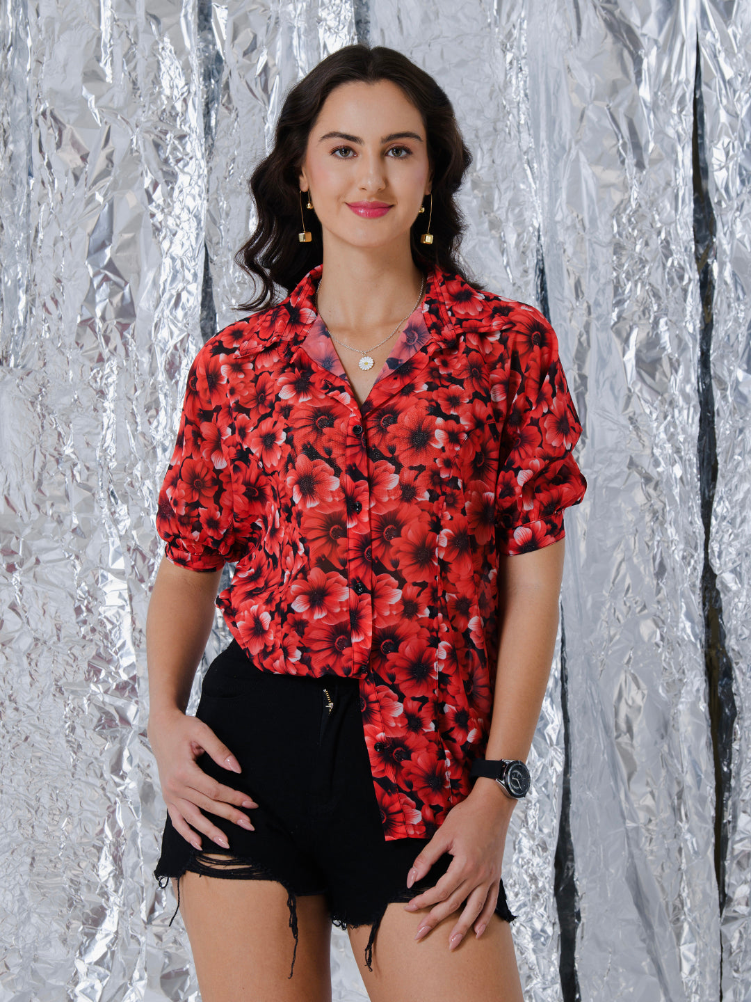 TANDUL  Women Regular Fit Printed Casual Shirt