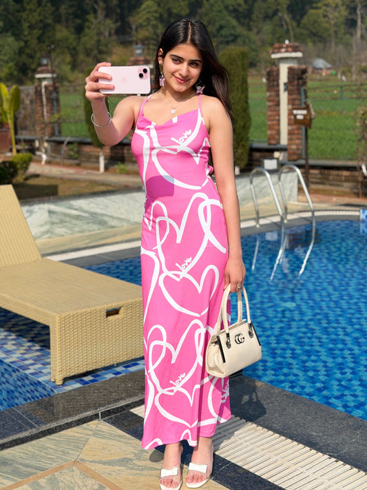 TANDUL Women Pink Printed Bodycon Dress