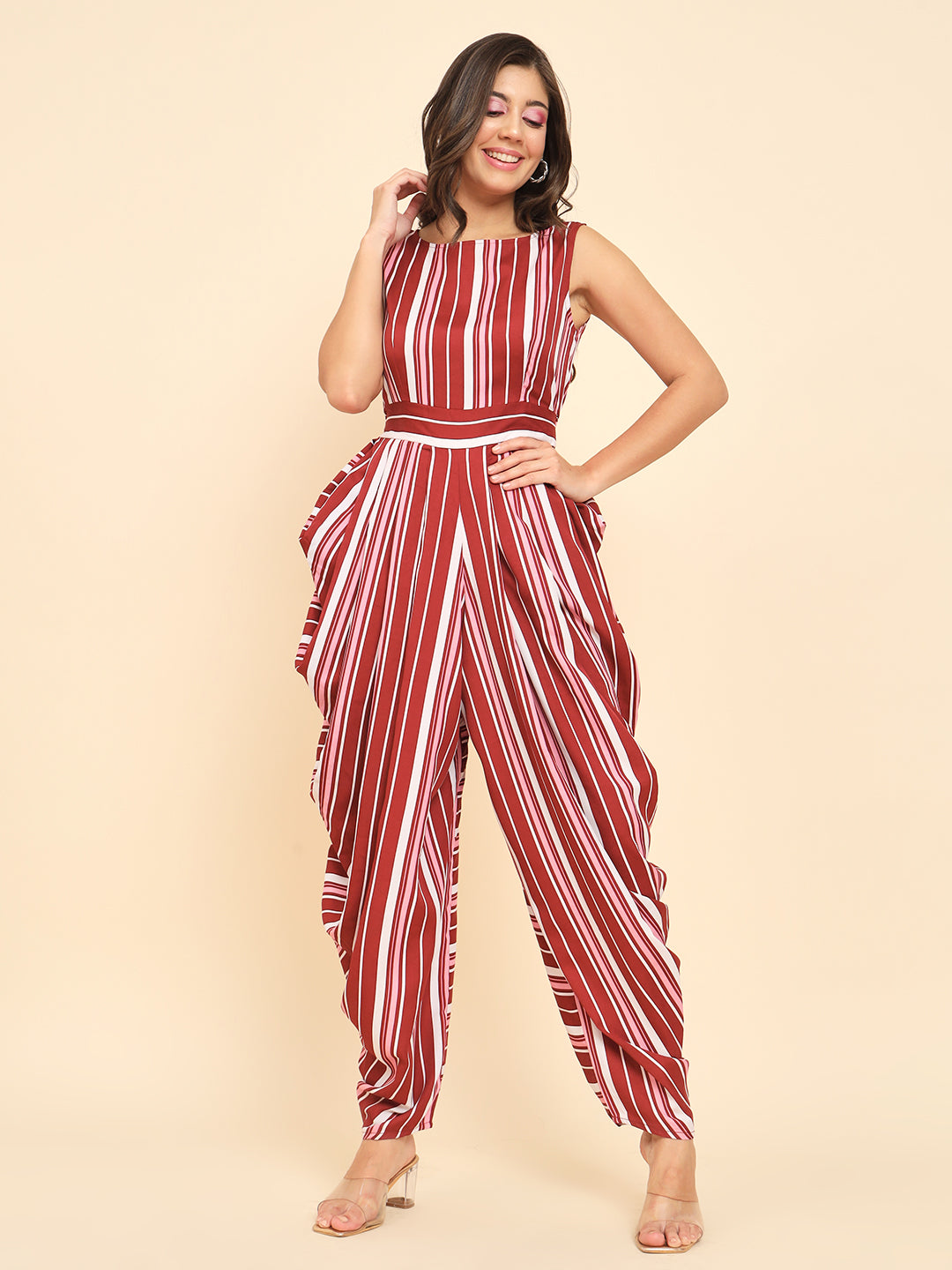 TANDUL Striped Women Jumpsuit