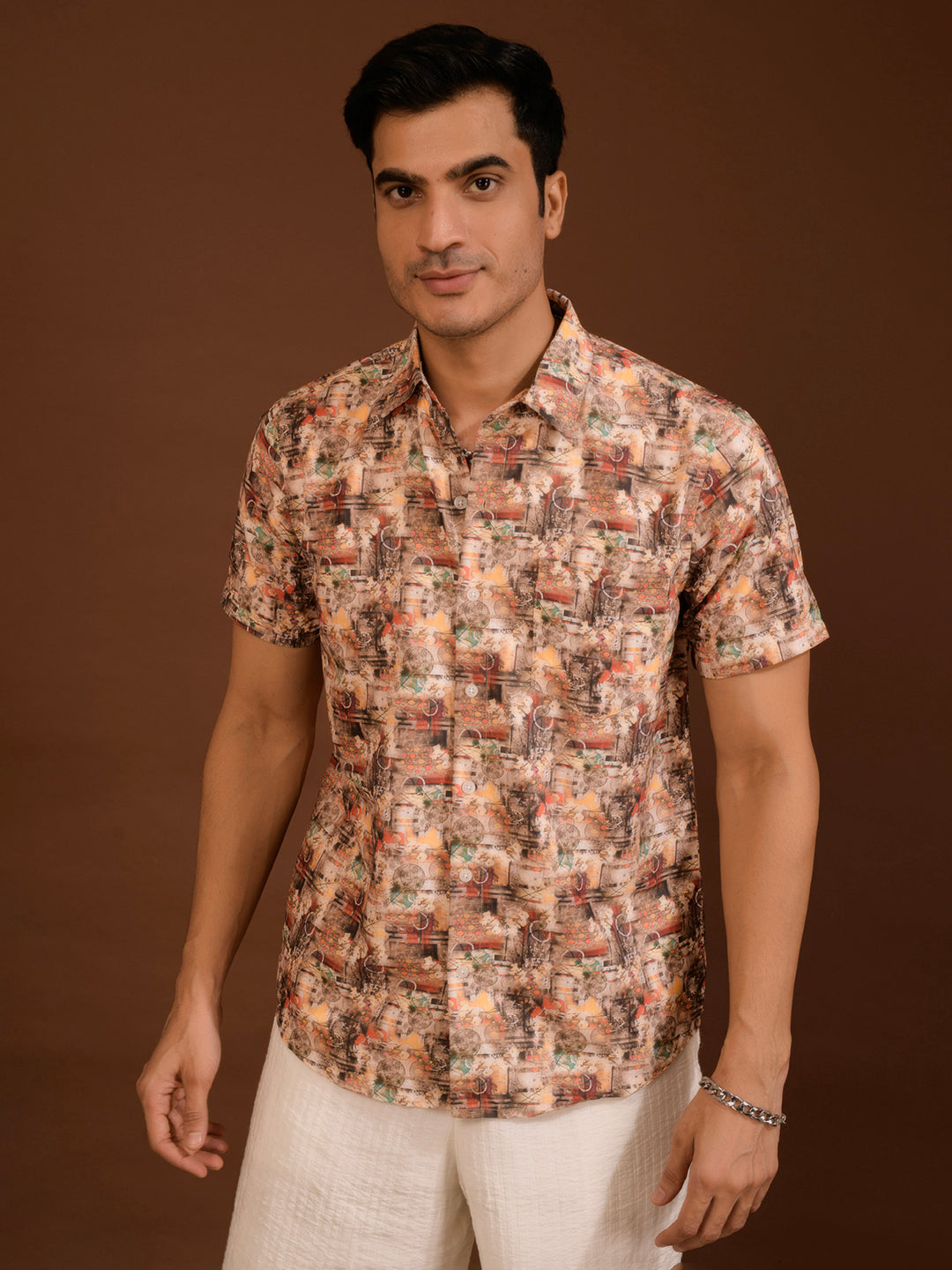 TANDUL  Men Regular Fit Printed Casual Shirt