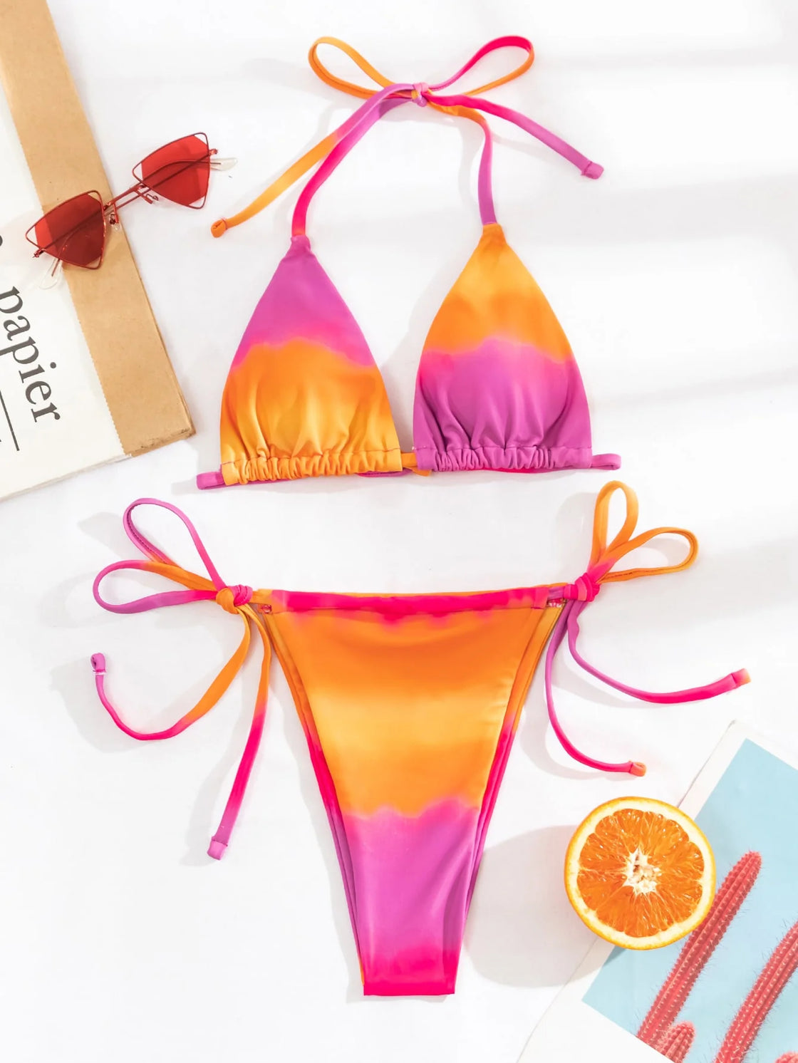 ELTIRE Multicolor Bikini Set