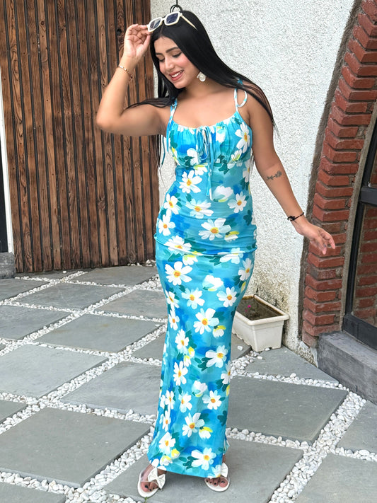 TANDUL Women White Flower Printed Dress