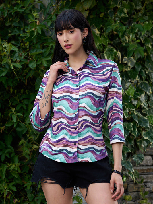 TANDUL Women Multicolor Printed Shirt