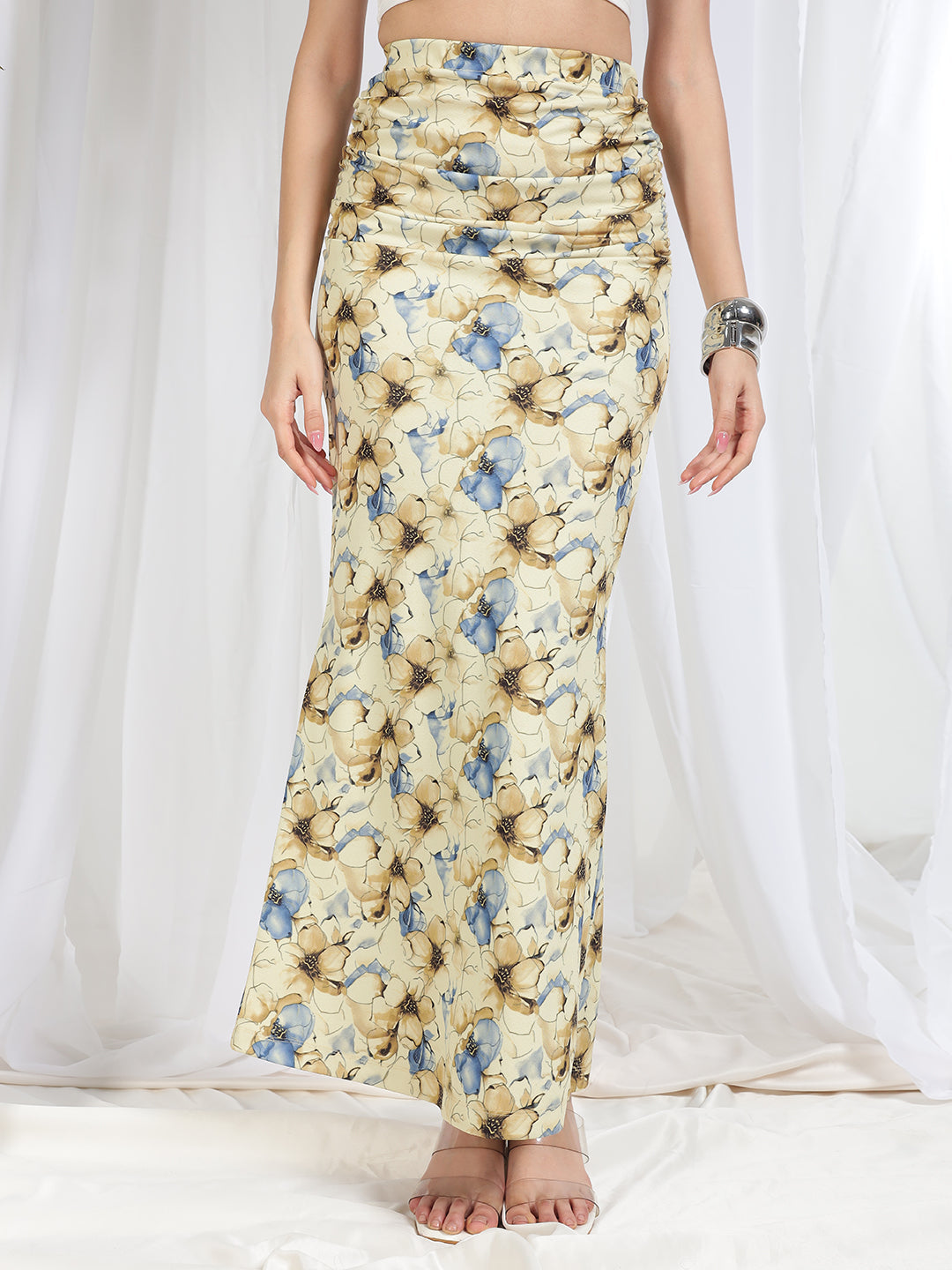 TANDUL Women Floral Printed Long Skirt