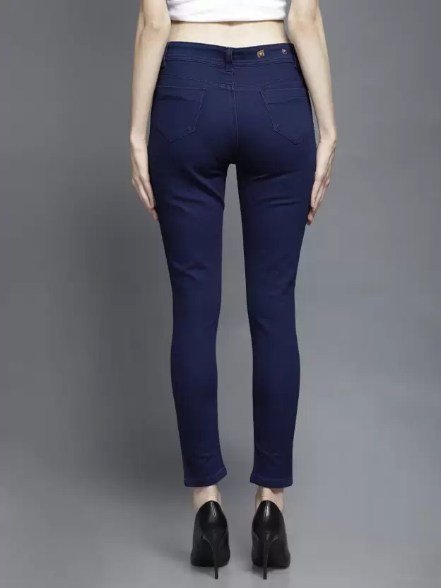 Women Regular Mid Rise Blue Jeans