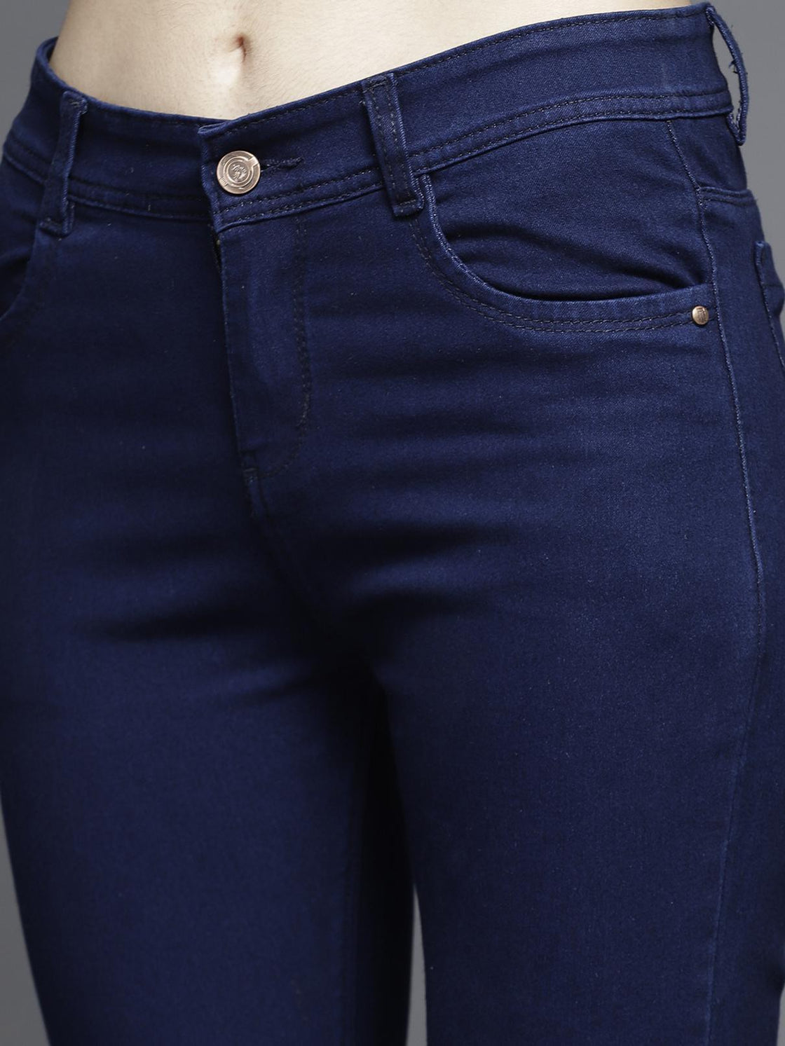 Women Regular Mid Rise Blue Jeans