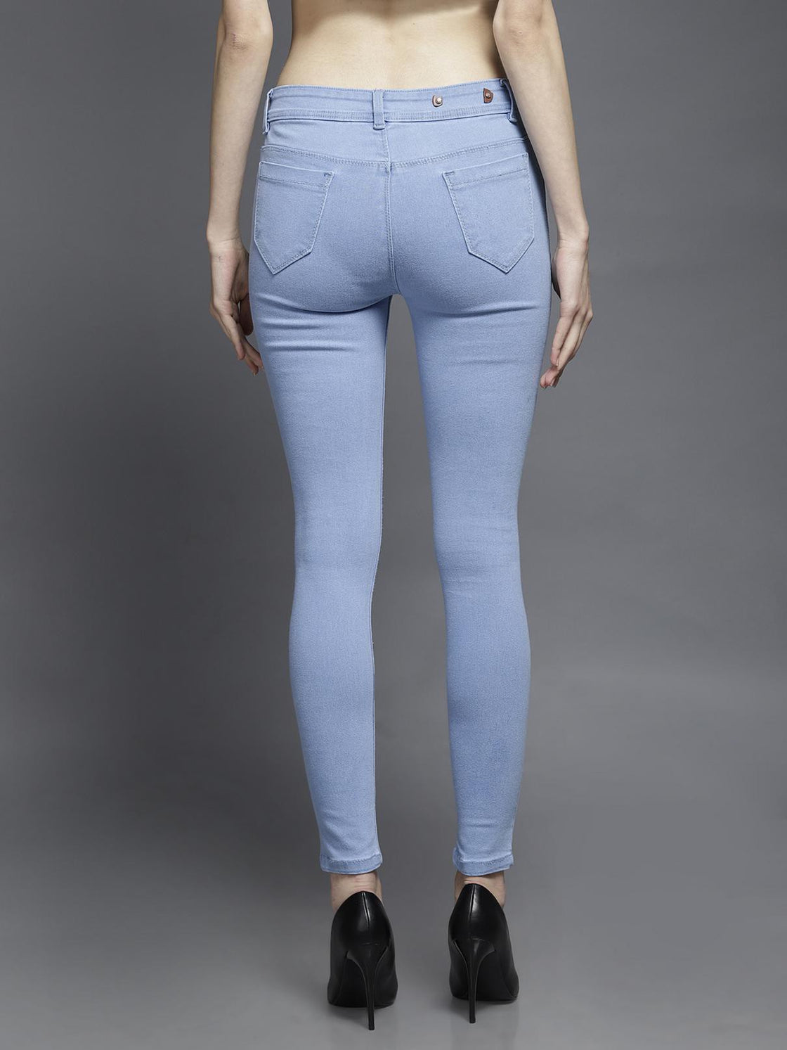 Women Regular Mid Rise Blue Jeans