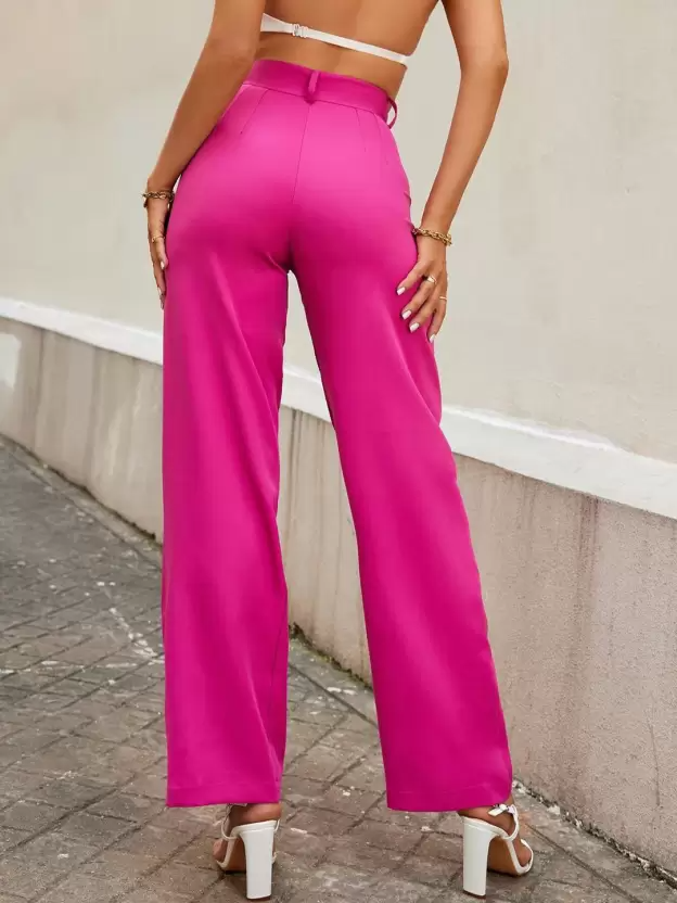 TANDUL Regular Fit Women Pink Trousers