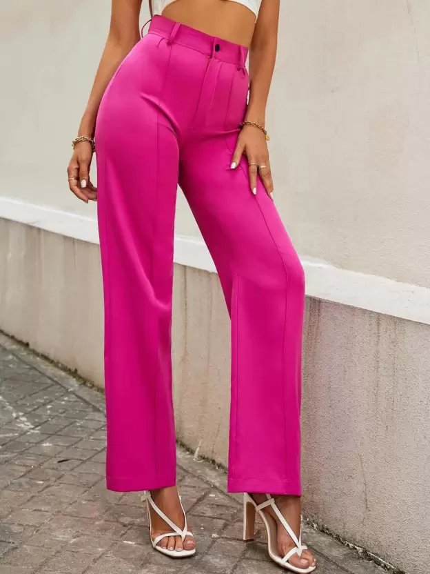 TANDUL Regular Fit Women Pink Trousers