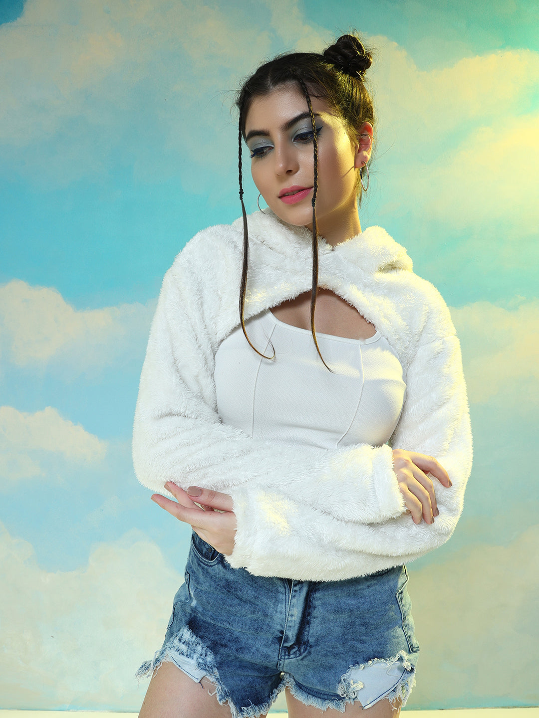 TANDUL  Women Self Design Cape Jacket