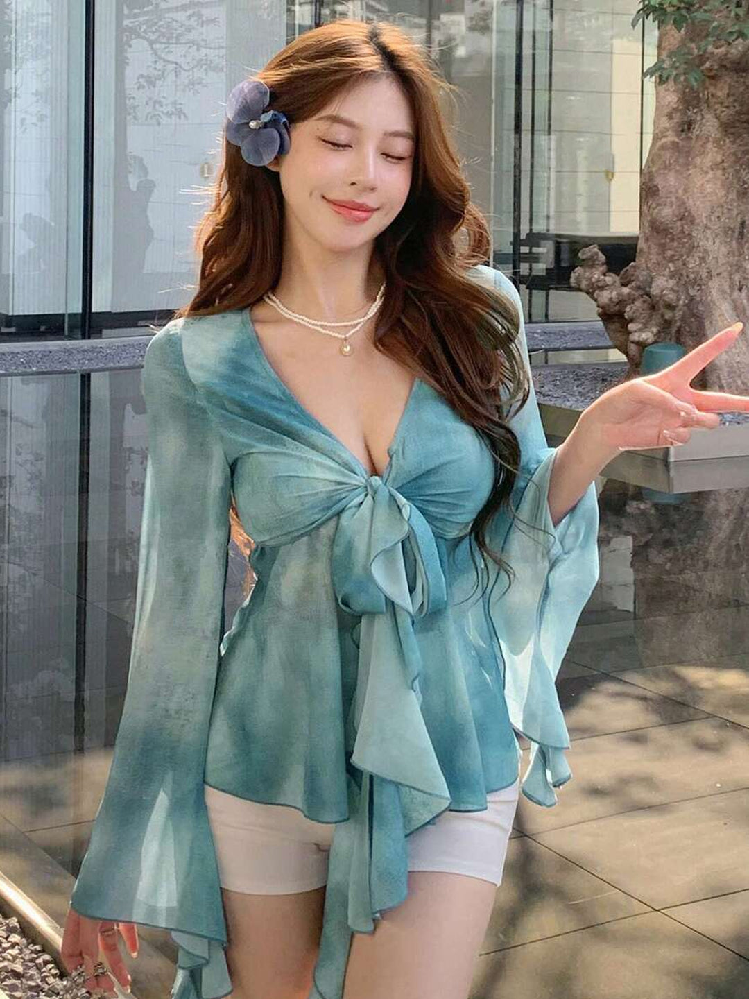 TANDUL  Casual Regular Sleeves Printed Women Multicolor Top