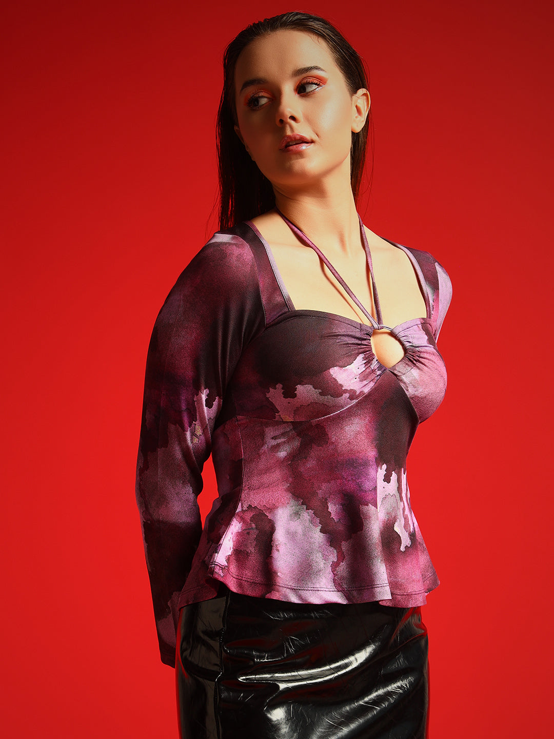 TANDUL  Casual Regular Sleeves Printed Women Pink Top