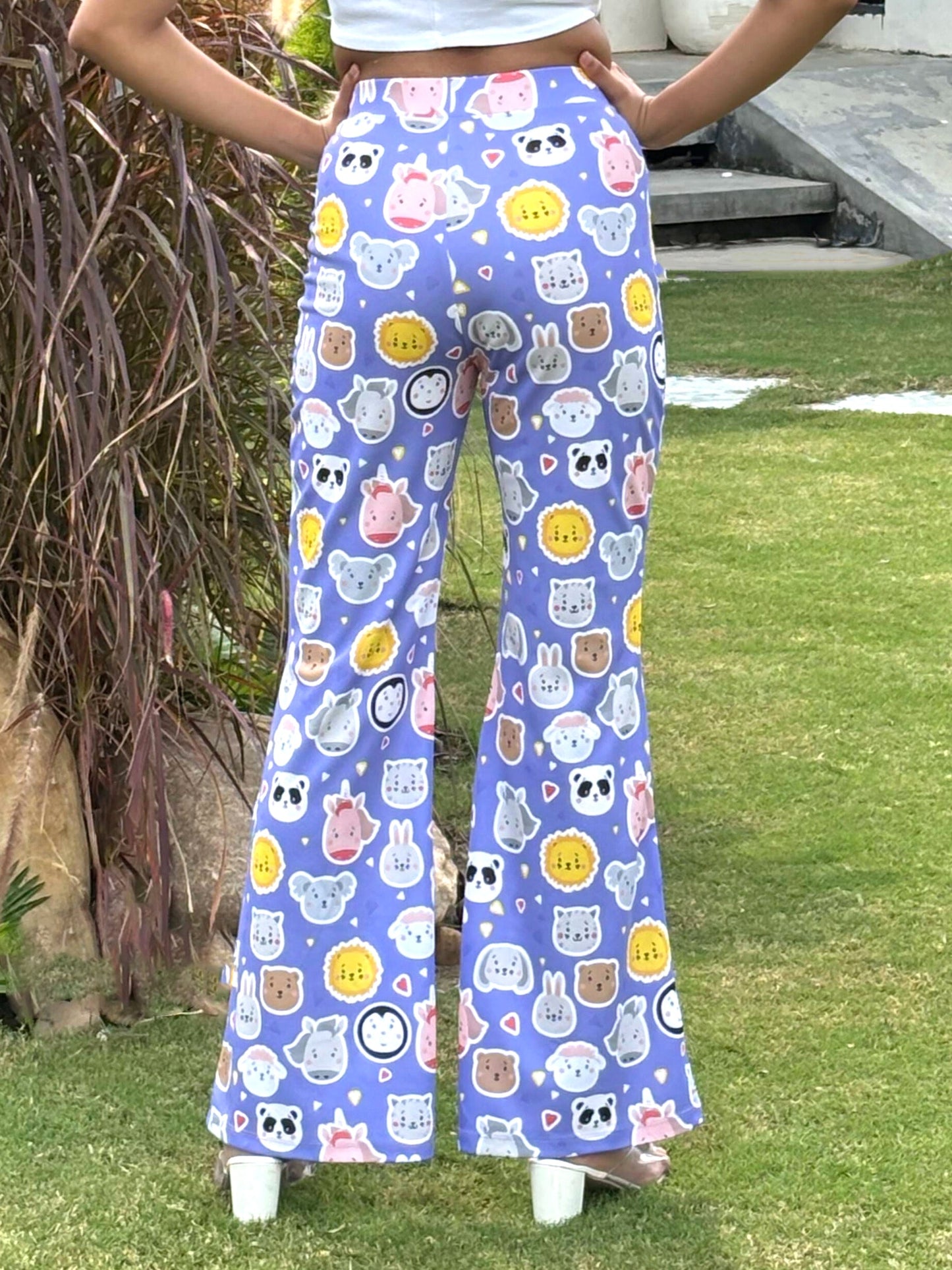 TANDUL Women Purple Multicolor Trouser