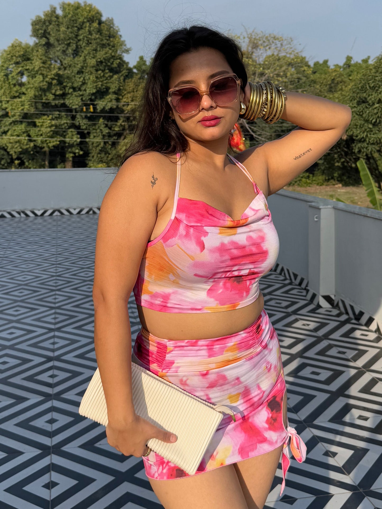 TANDUL  Women Two Piece Dress Multicolor Dress