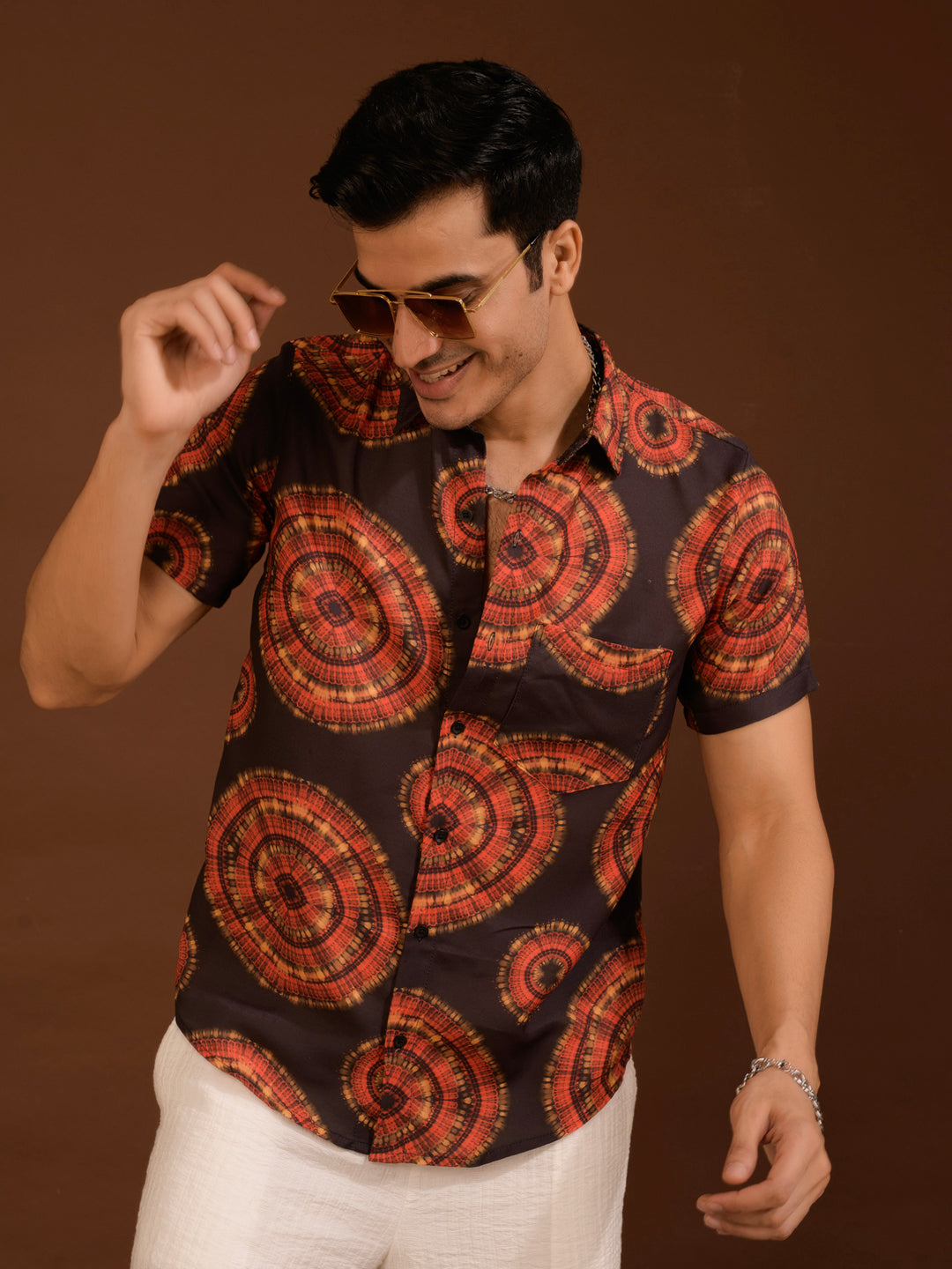 TANDUL  Men Regular Fit Printed Casual Shirt