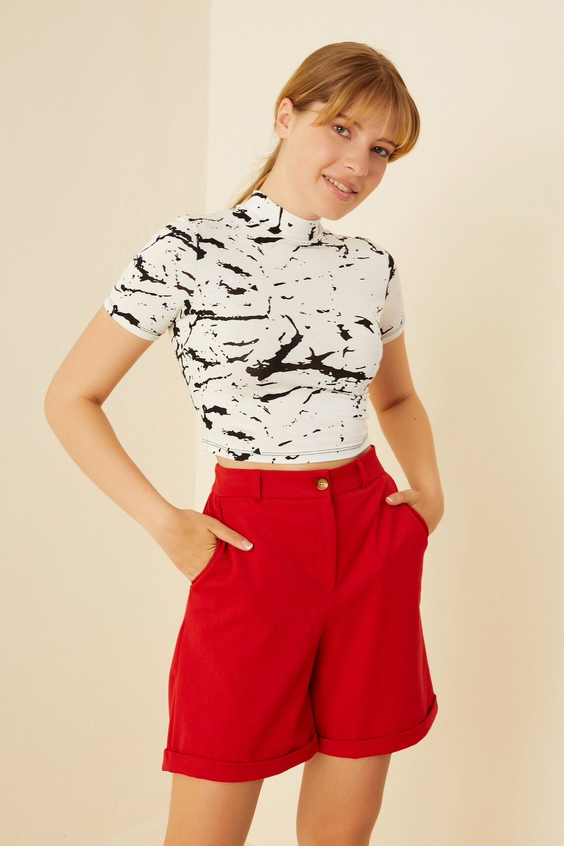TANDUL Casual Regular Sleeves Printed Women Multicolor Top