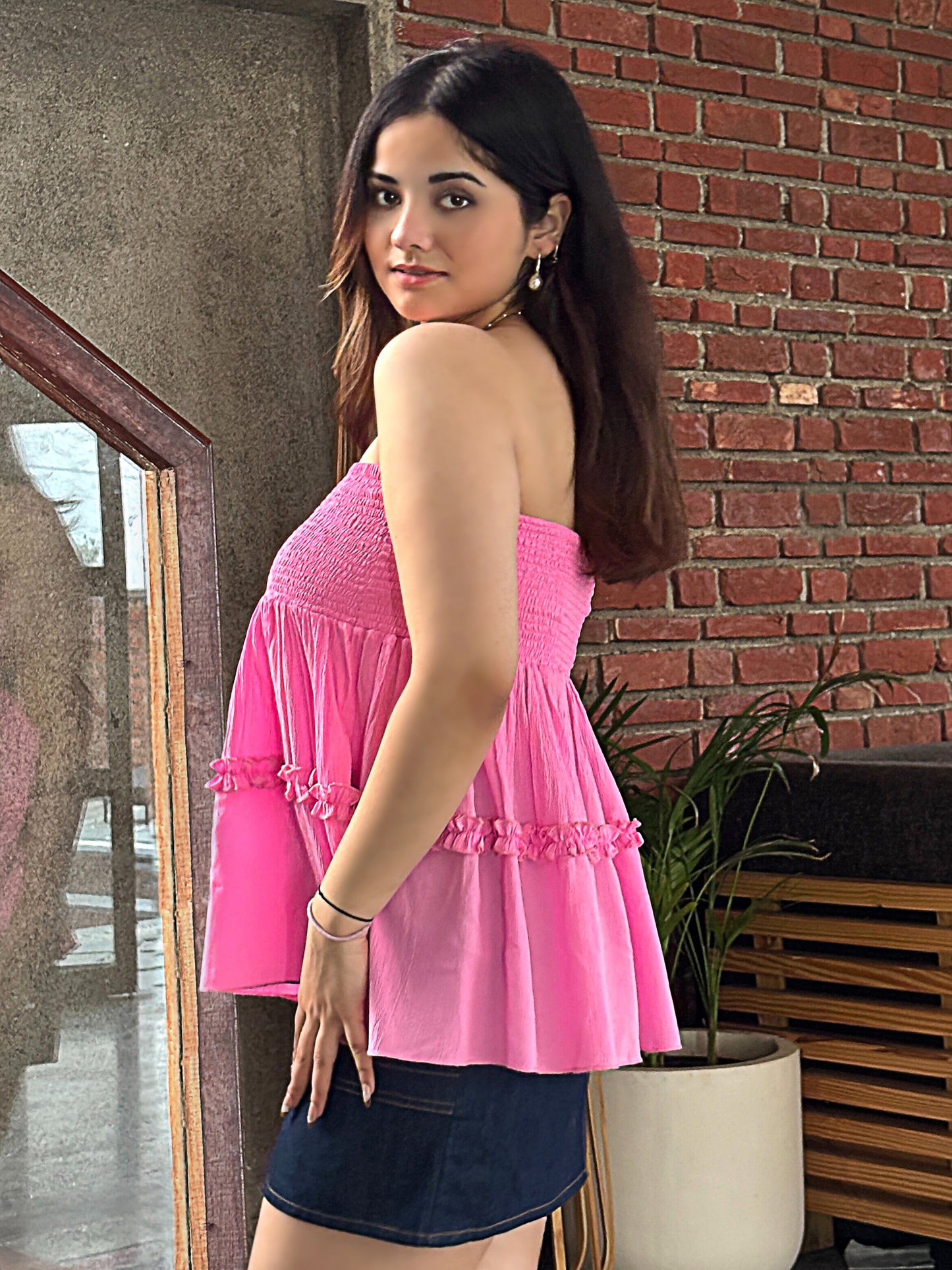 TANDUL Women Charming Pink Top