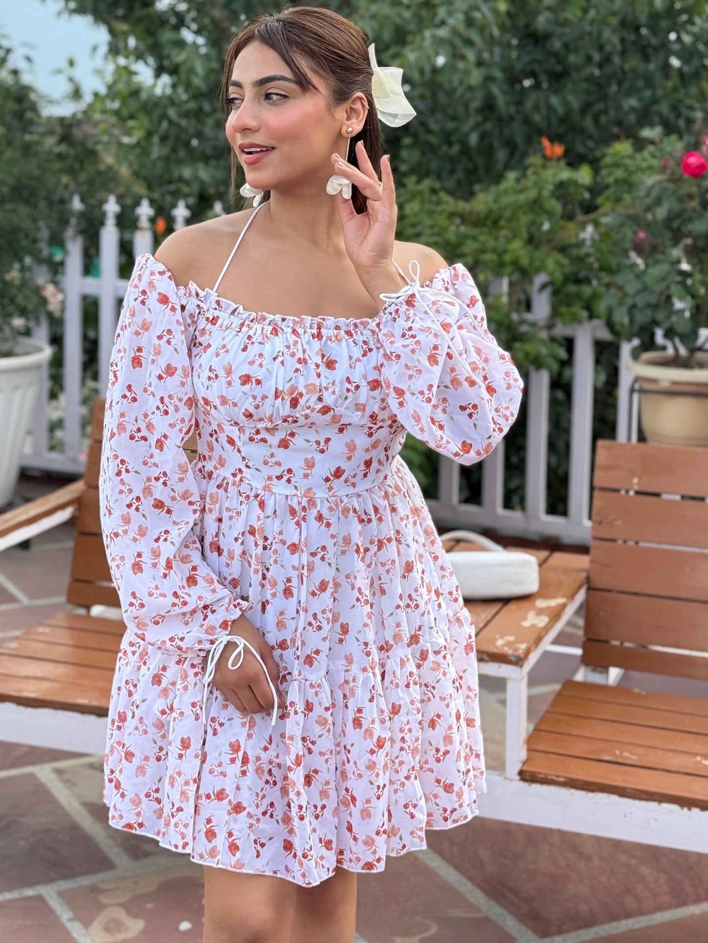 TANDUL Women Fit and Flare Floral Printed Dress
