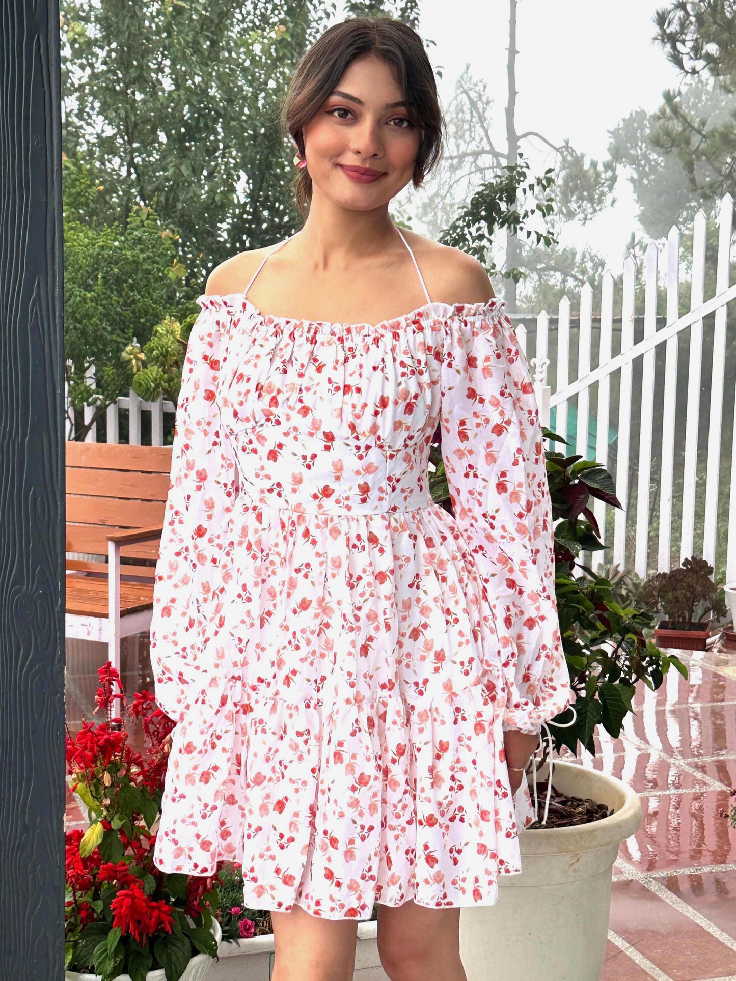 TANDUL Women Fit and Flare Floral Printed Dress