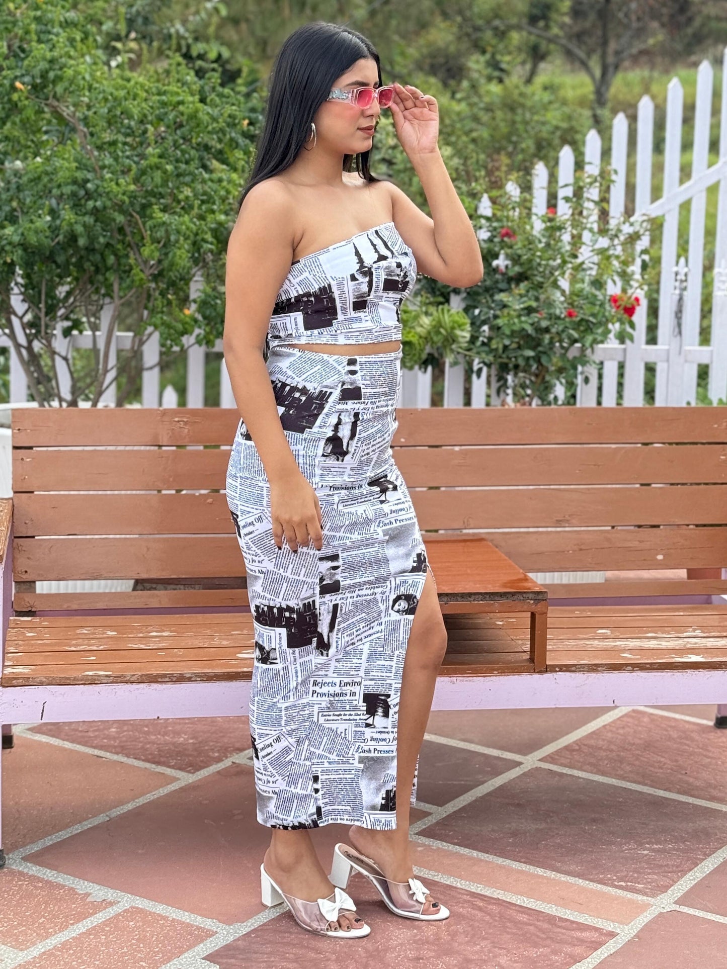 TANDUL Women Two Piece Dress Multicolor Dress