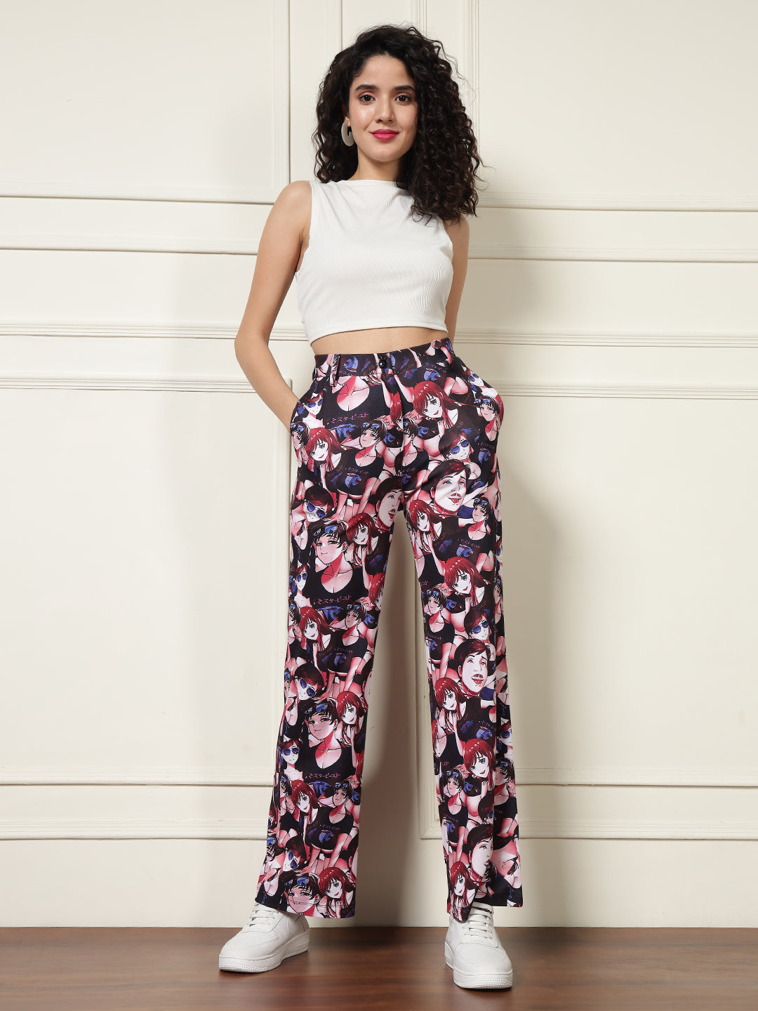 TANDUL Anime Printed Straight Fit Trouser