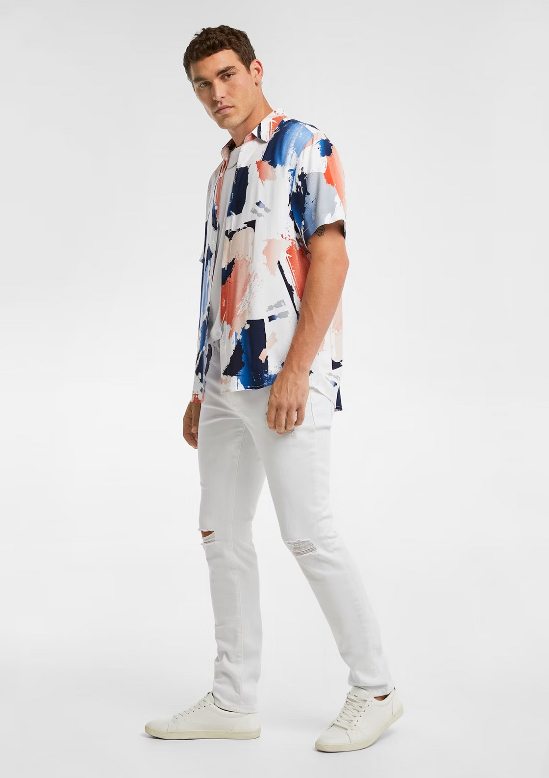 TANDUL Abstract Printed Casual Shirt