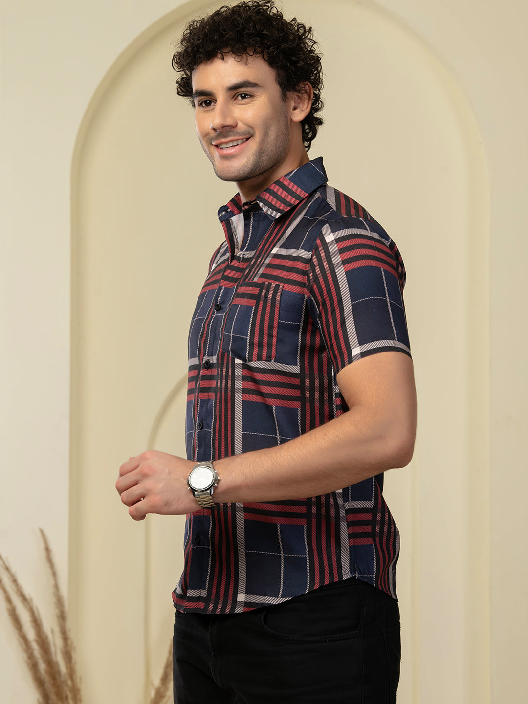 TANDUL Men Printed Casual Multicolor Shirt