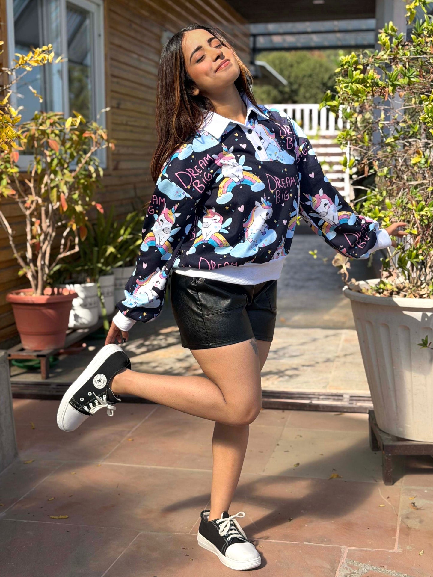 TANDUL Women Pretty Printed Sweatshirt