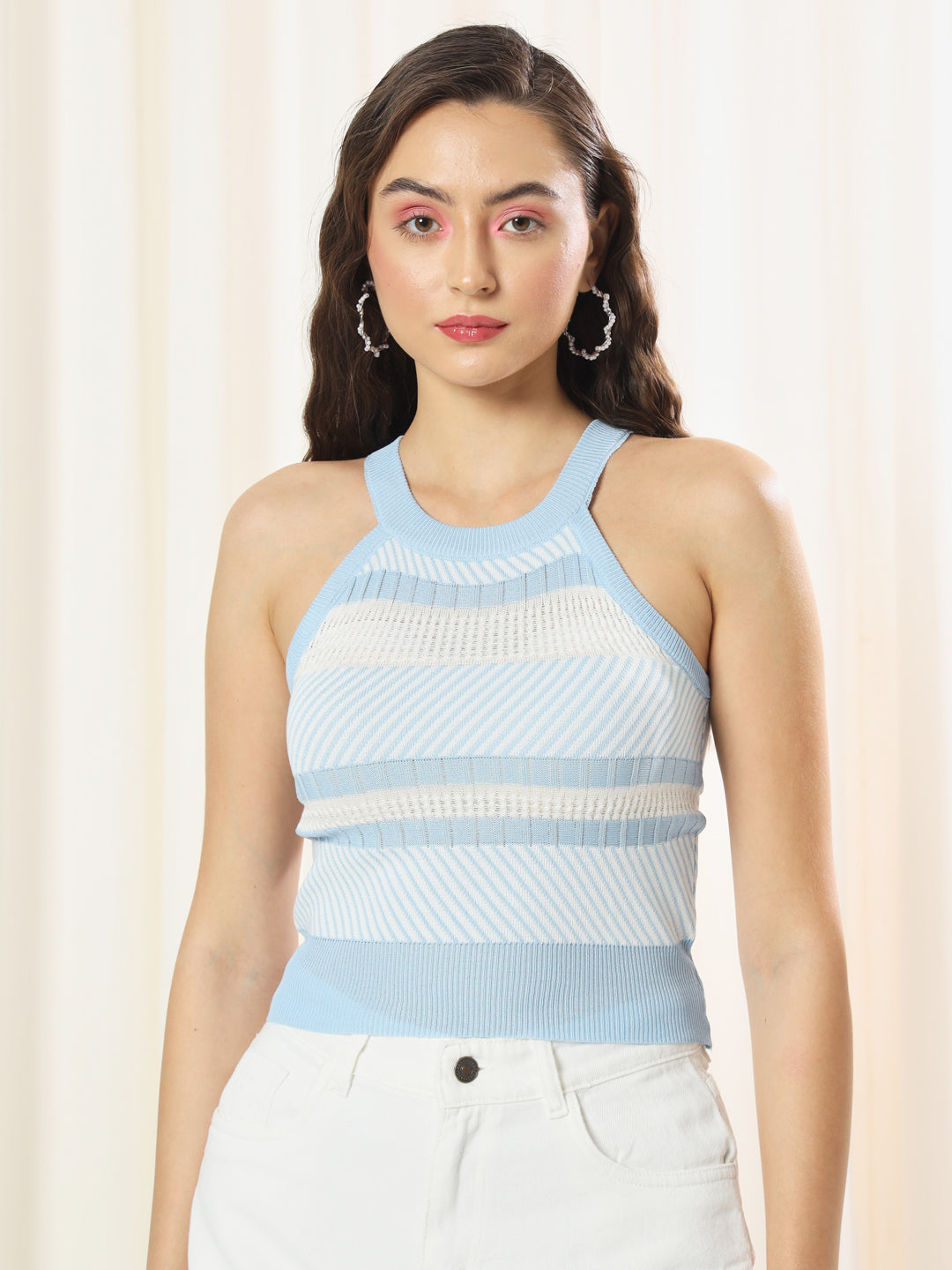 TANDUL  Casual Sleeveless Printed Women Multicolor Top