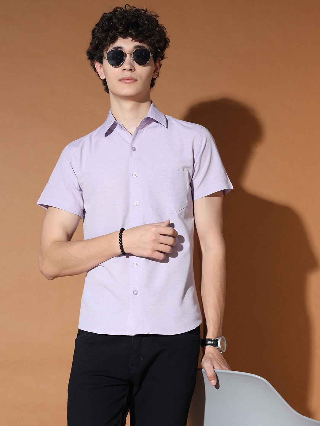 TANDUL  Men Regular Fit Solid Casual Shirt