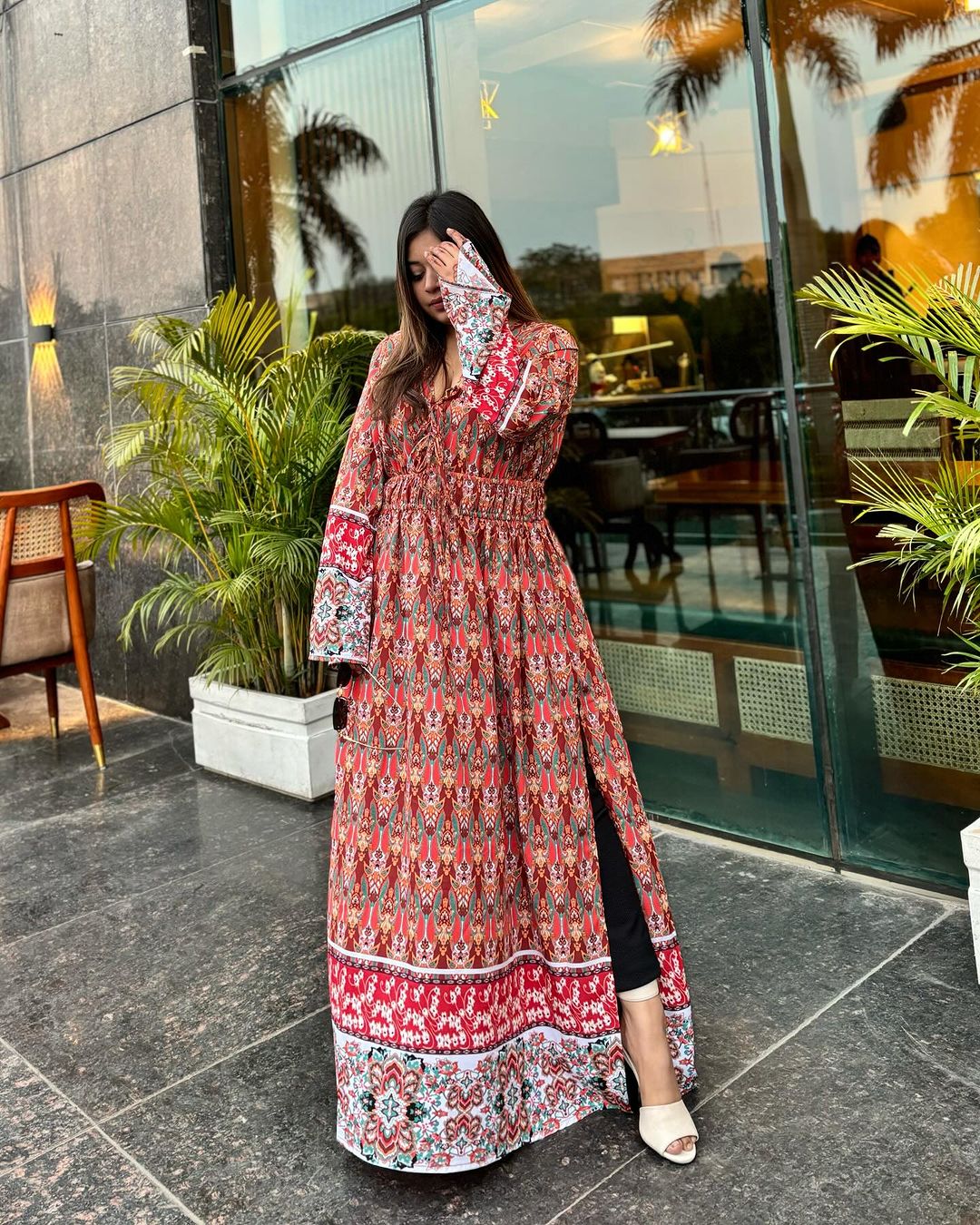 TANDUL  Women Fit and Flare Multicolor Dress