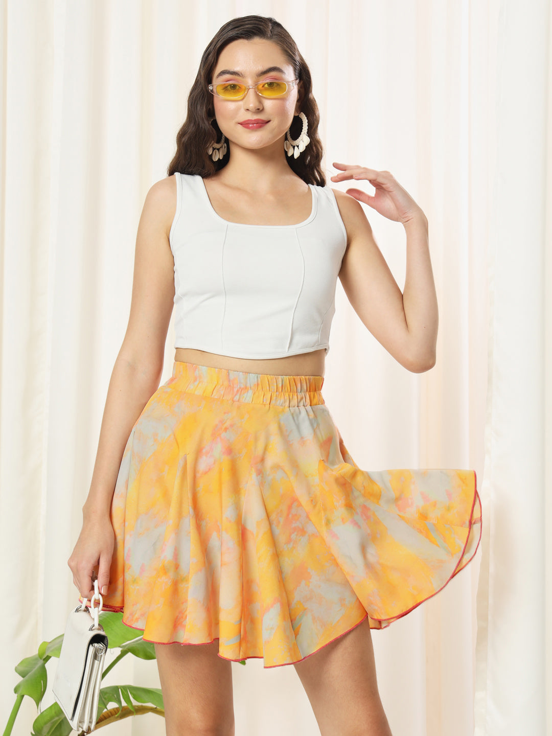 TANDUL  Women Printed Regular Multicolor Skirt