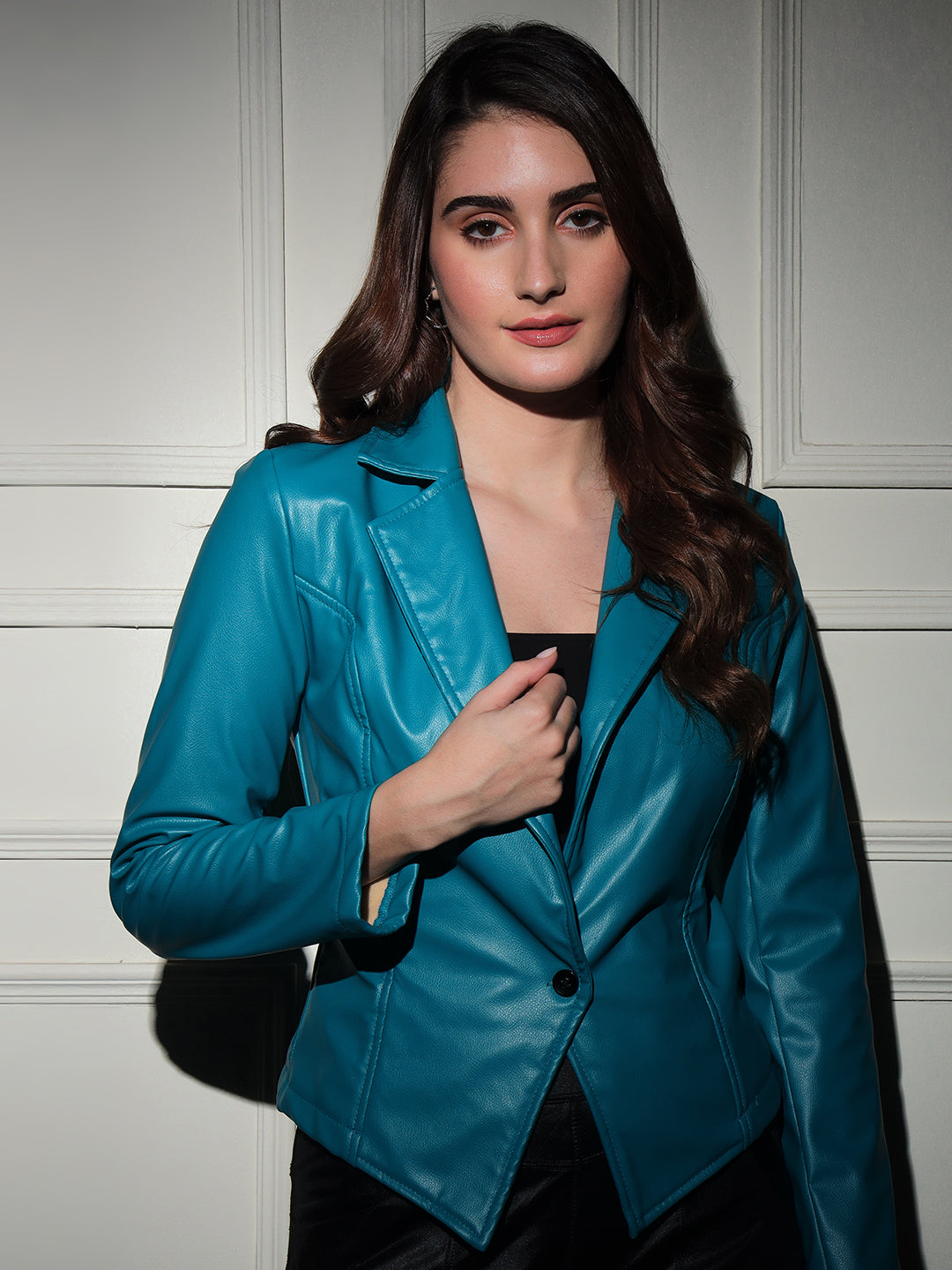 TANDUL  Polyester Solid Coat For Women